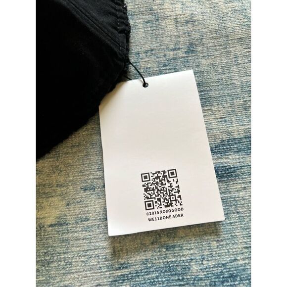 NWT! We11done Ader Black Logo Bucket Hat - Picture 3 of 6